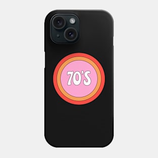 Retro 70s groovy nostalgic vibes Phone Case