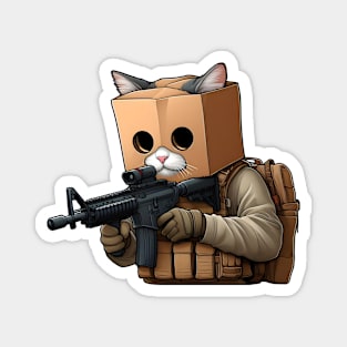 Tactical Cat Magnet