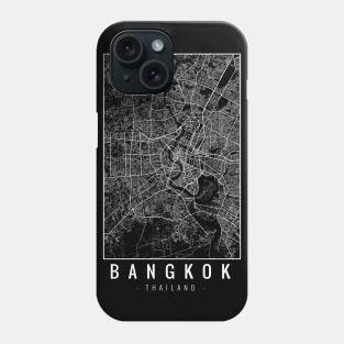 Bangkok Thailand Minimalist Map Phone Case