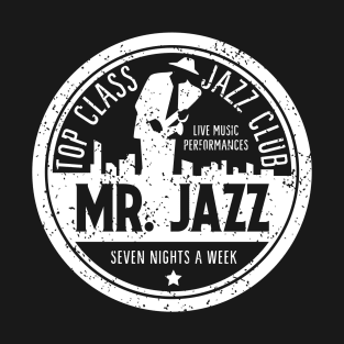 Jazz Club Vintage Design T-Shirt