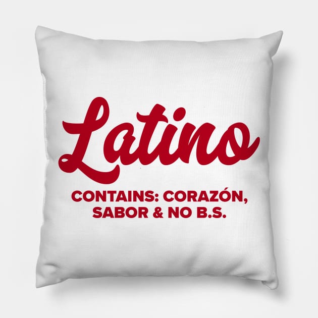 Latino Pillow by MessageOnApparel