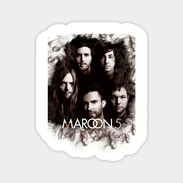 Maroon 5 Pop Rock Band Magnet by Dumastore12