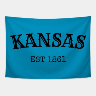 Kansas Est 1861 Tapestry