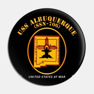 Navy - USS Albuquerque (SSN-706) wo Backgrd Pin