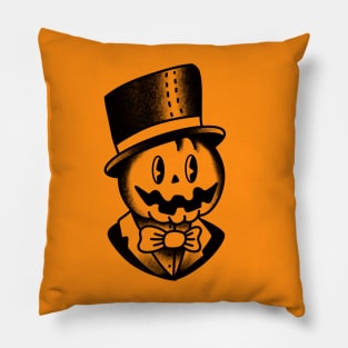 Gentlemen jackolantern Pillow