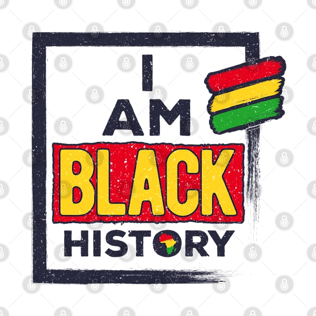 I Am Black History Month African Afro Melanin by BrightGift