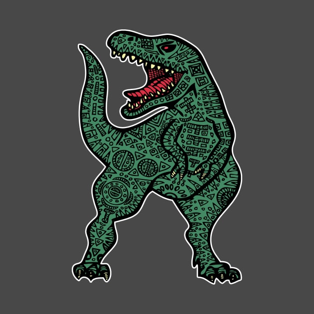 Tattooed T-Rex by RockettGraph1cs