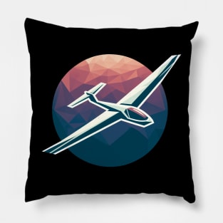 Glider Sailplane Biplane Pillow