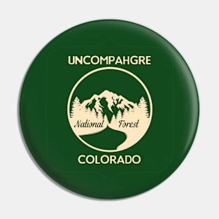 Uncompahgre National Forest Colorado Pin