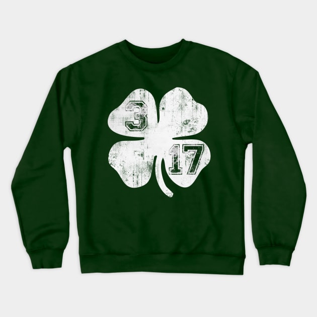 Discover Vintage 3/17 St Patrick's Day Shamrock - St Patricks Day - Sweatshirt