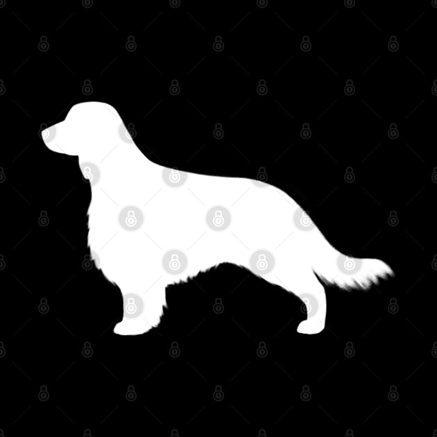 Welsh Springer Spaniel Dog Silhouette with Long Tail by Coffee Squirrel