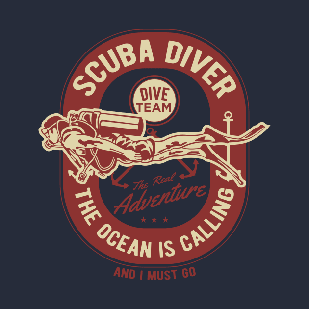 Scuba diver by OutfittersAve