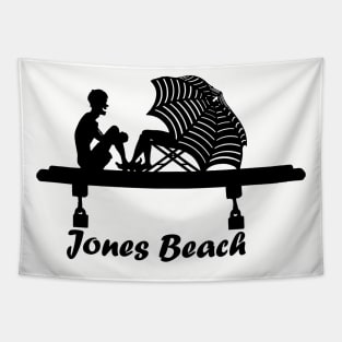 Jones Beach Art Deco Sign - Summer Love Tapestry