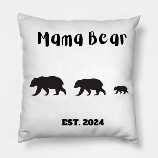 Mama Bear Est. 2024 Pillow