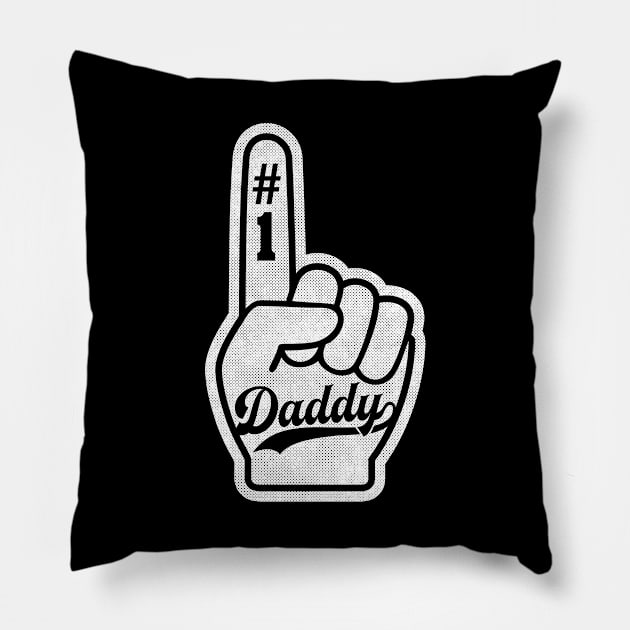 Number One Daddy baseball style Pillow by opippi