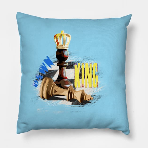 Pawn King Pillow by soul-T