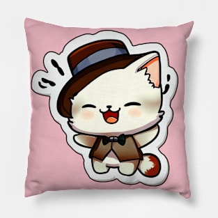 Cute chibi cat Pillow