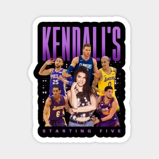 Kendall's Starting Five Magnet