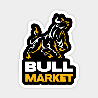 Bull Market Stock Trader Wallstreet Investor Magnet