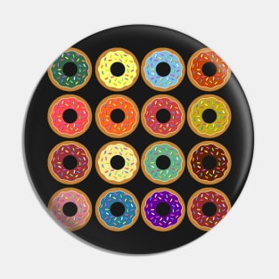 16 Donuts Pin