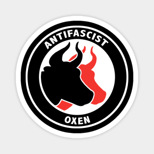 Antifascist Oxen Magnet