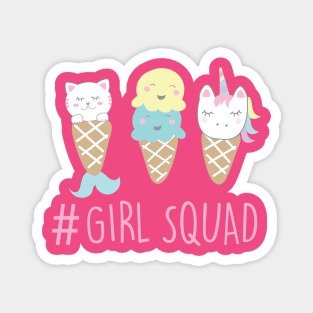 GIRLS SQUAD ICE CREAM TEE Magnet