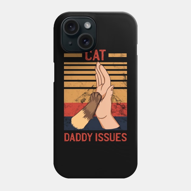 cat dad Phone Case by DopamIneArt