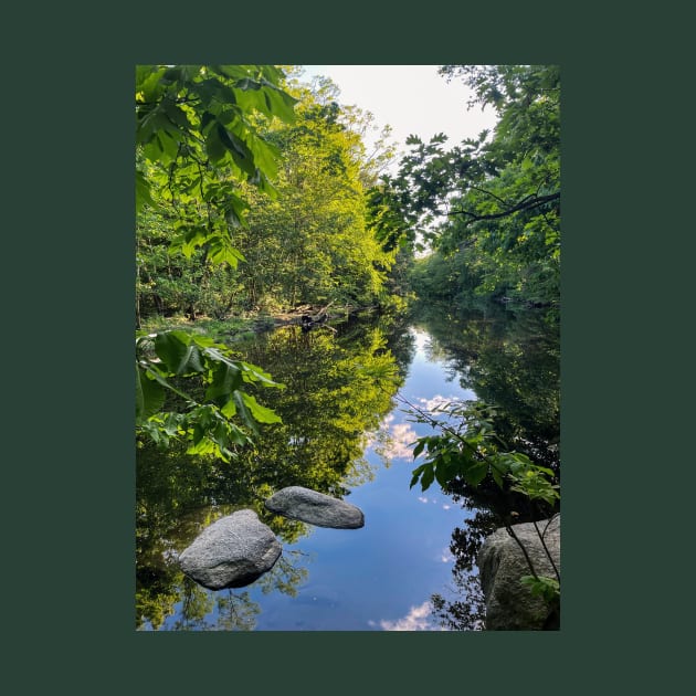 Hidden Reflecting Creek in Northampton, Massachusetts by offdutyplaces