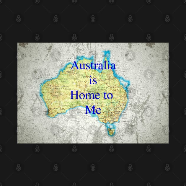 Australia is Home to Me Map by Custom Autos