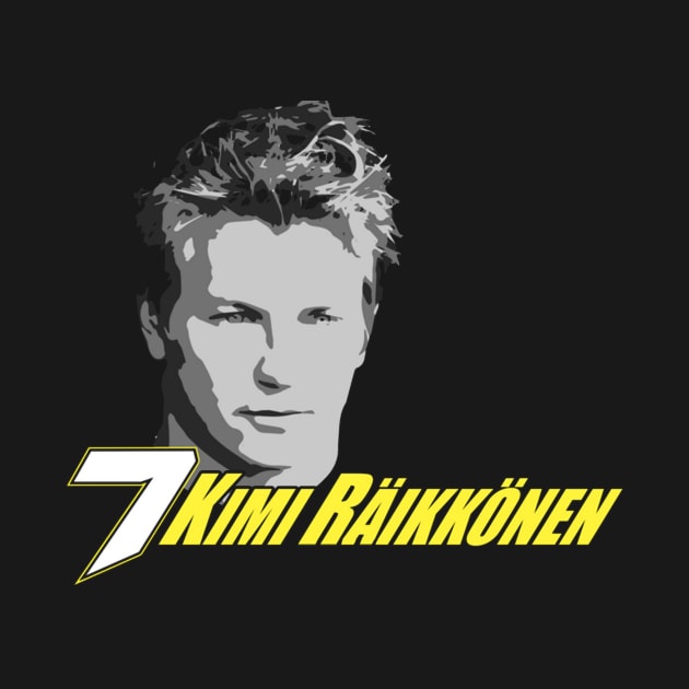 Kimi Raikkonen 7 Face by Summersg Randyx