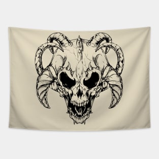 devil skull Tapestry