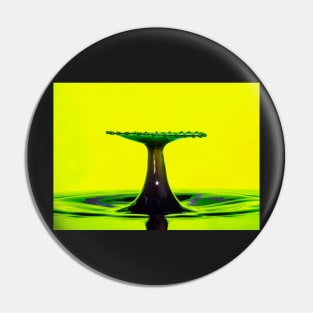 Stop Motion Green Splash Pin