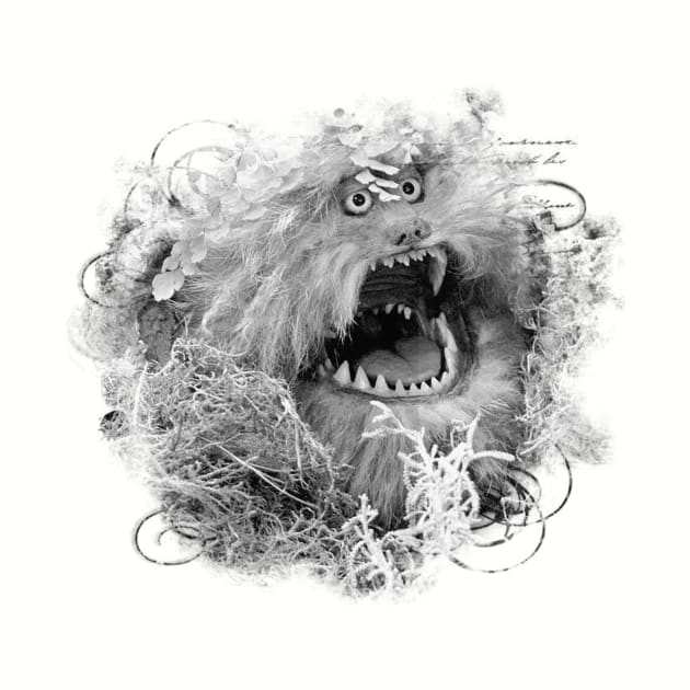 Fizzgig Black and White by ArtistryofTCW