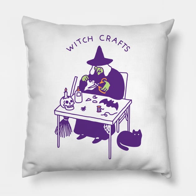 Witch Crafts Pillow by obinsun