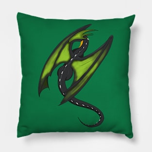 Black Dragon Pillow