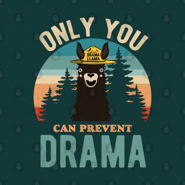 The Original Only You Can Prevent Llama Dramam Sunset Bear Smokey Parody by DesIndie