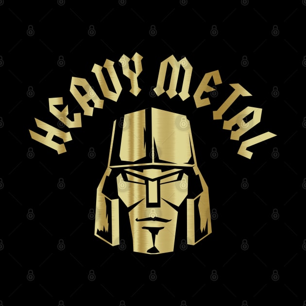 HEAVEY METAL MEGATRON - Faux gold by ROBZILLA