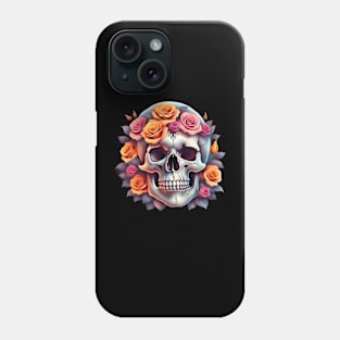 Skull Blossom Phone Case