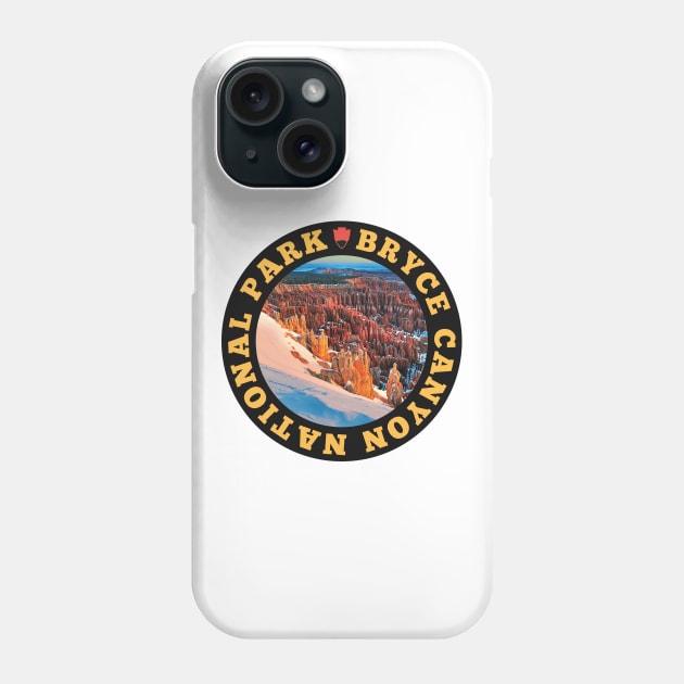 Bryce Canyon National Park circle Phone Case by nylebuss