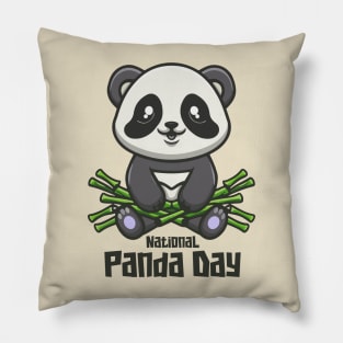 National Panda Day – March Pillow