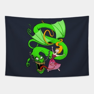 Crazy Dragon Tapestry