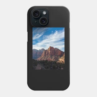 Mountain Range in Zion National Park Phone Case