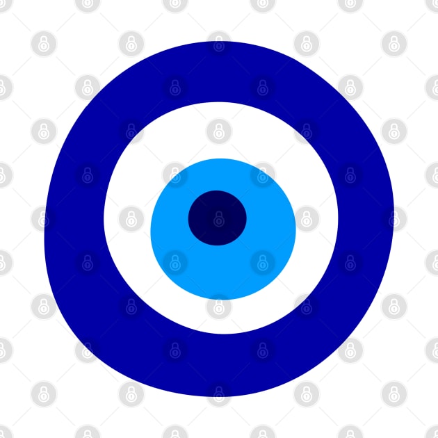 Evil Eye - Blue (Turkish, Greek and Mediterranean Talisman) by caseofstyle