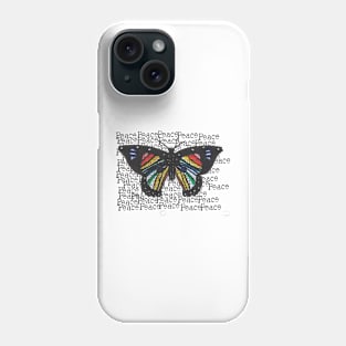 Have Peace and live like butterfly Phone Case