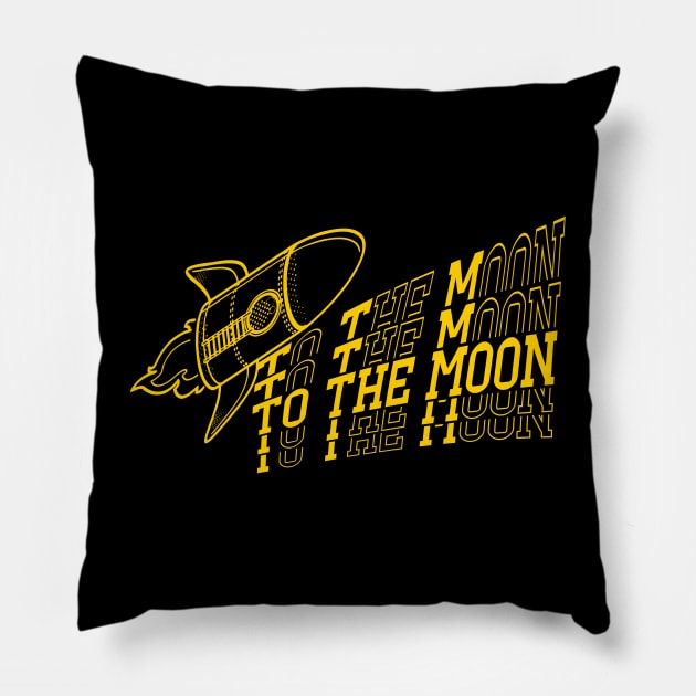 To the Moon Pillow by My Tee Style