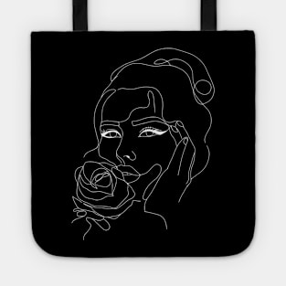 Minimal line art Tote