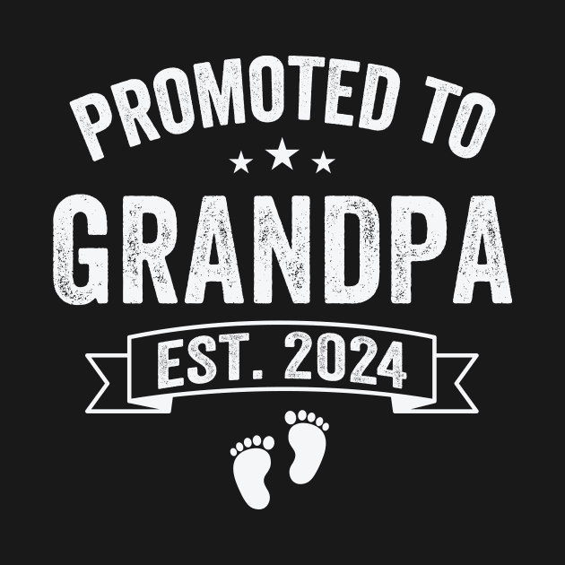 1st Time Grandpa EST 2024 New First Grandpa 2024 T-Shirt by WoowyStore