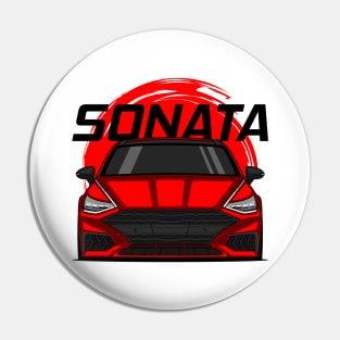 Front Red Sonata Sedan 8 Gen Pin