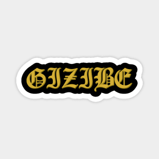 Gizibe Metallic Gold Magnet