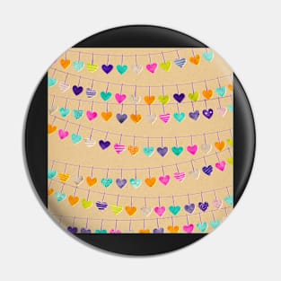 Let's party hearts Pin